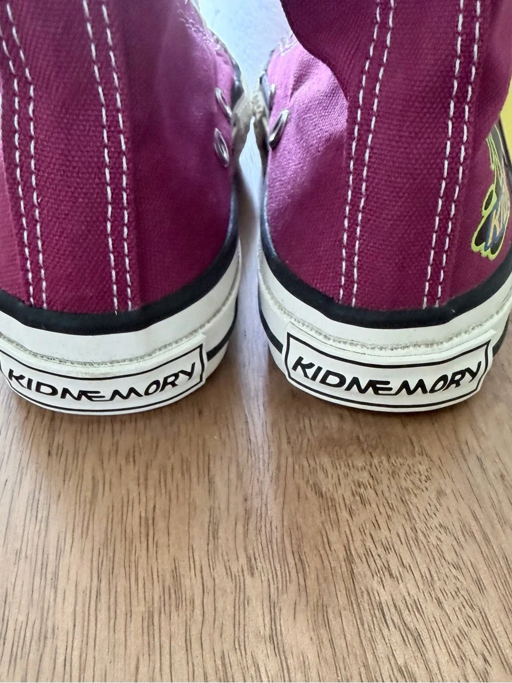 Kidmemory Kids' High-Top Canvas Sneakers in Burgundy 10 NWT